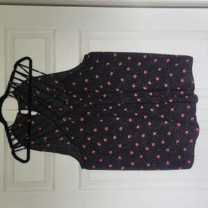 Torrid  Criss Cross Sleeveless Tank Blouse